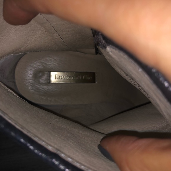 Louise RT Cue silver/Charcoal Leather Booties - Picture 5 of 5